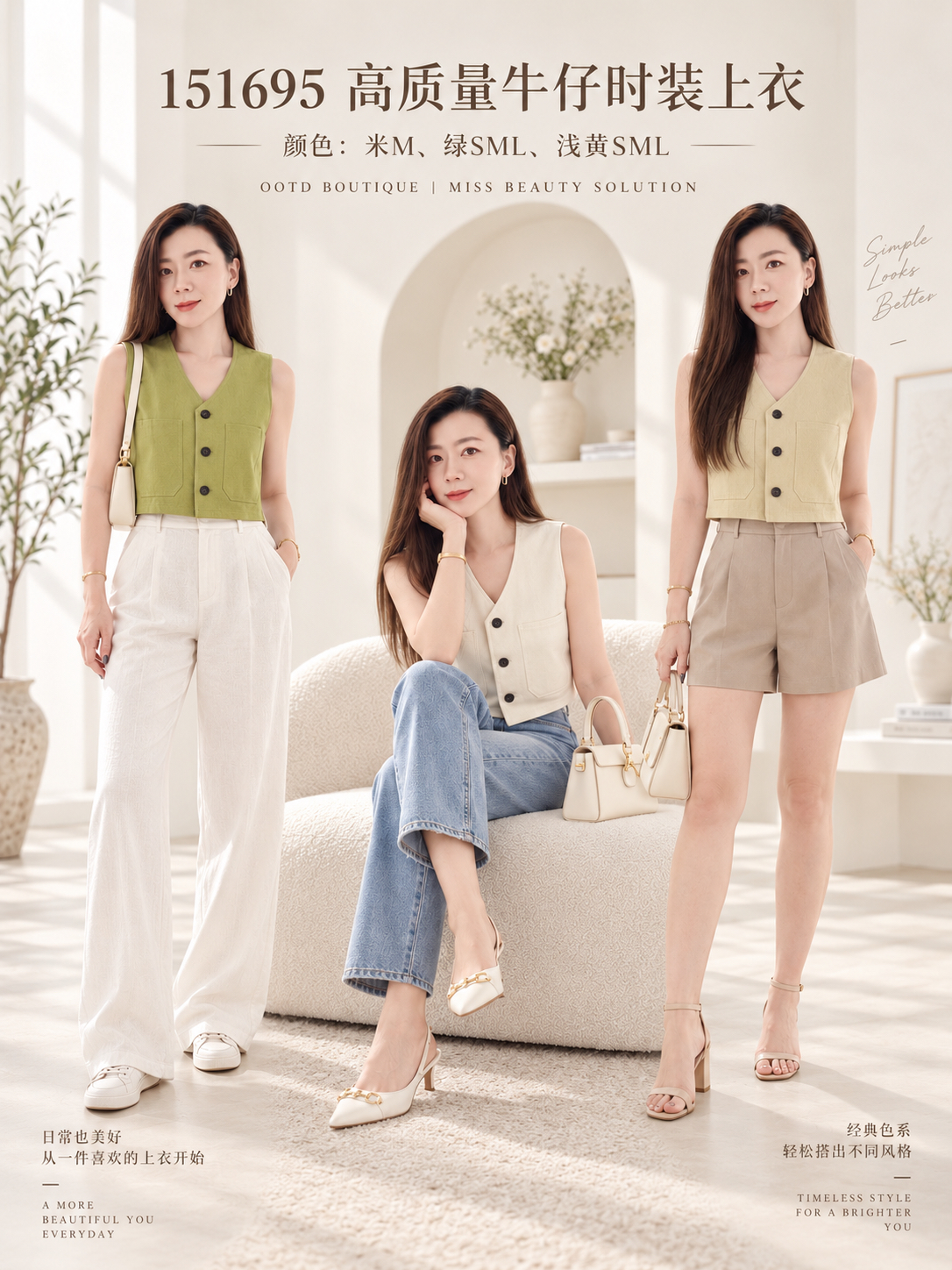 151695 DESIGN JEANS TOP