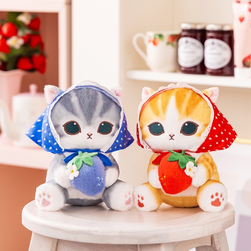 🎀【預訂】 mofusand 草莓🍓系列公仔 R