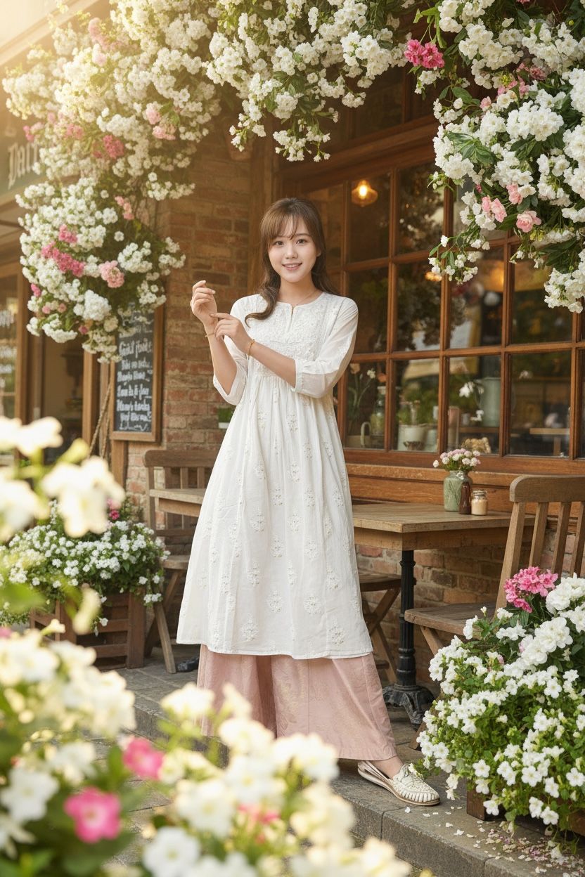 1621 Pure White Emb. with Golden Stamping OP 46"