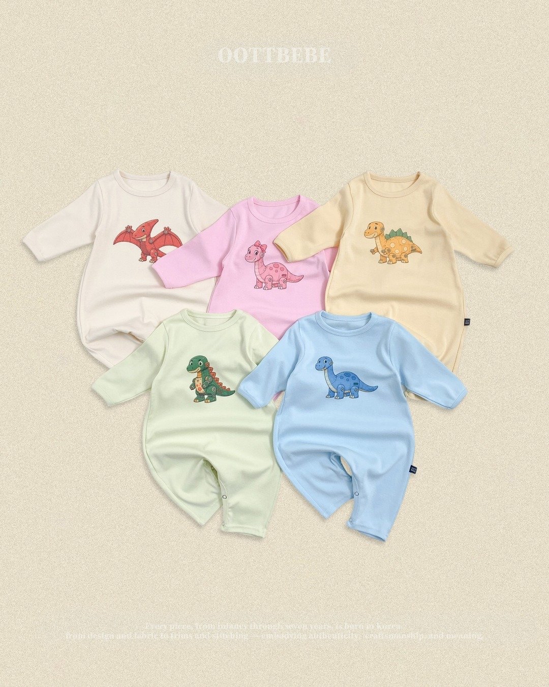 OOTT | (bebe) Robot Dinosaur Full Body Suit 