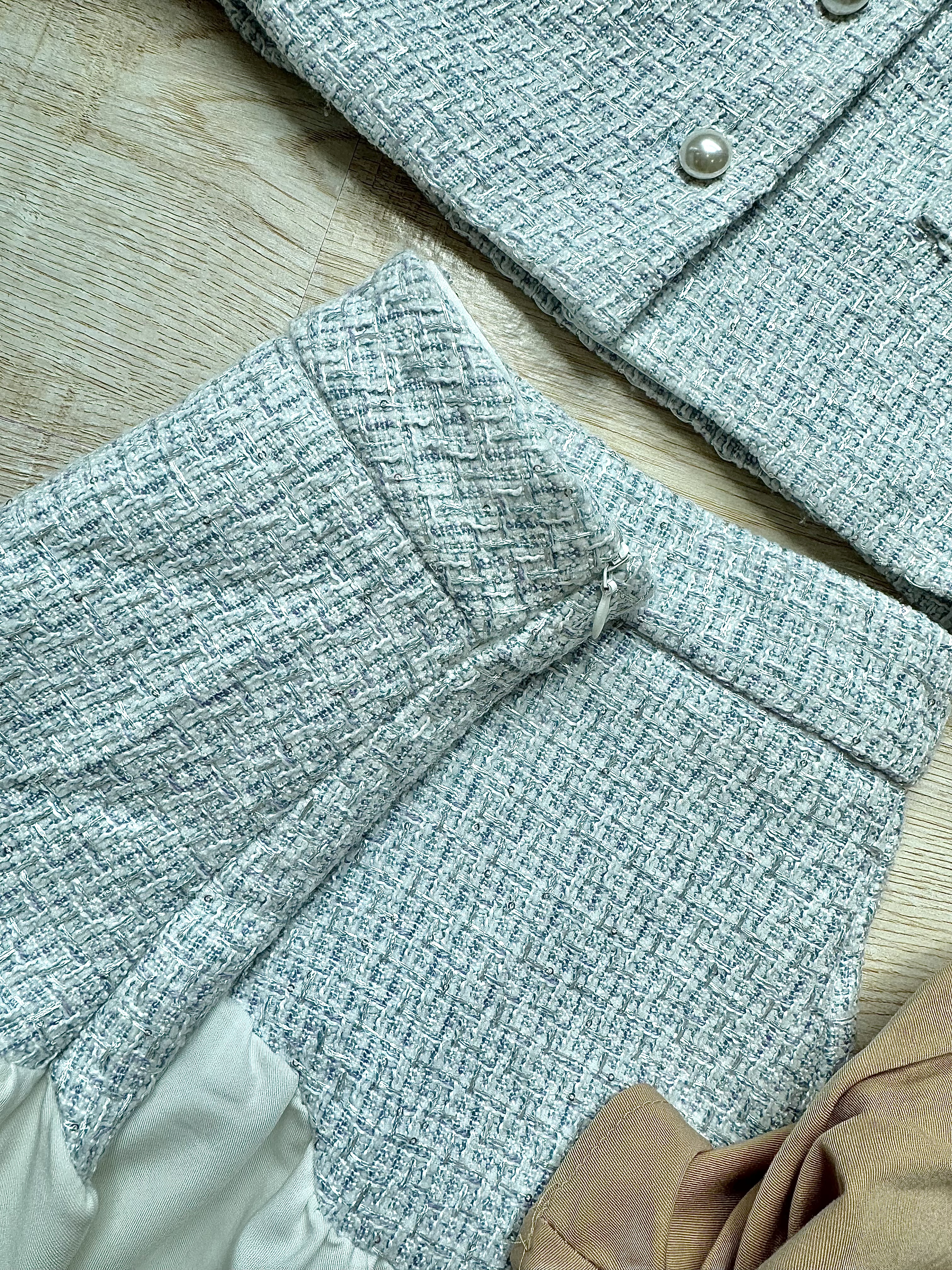 Hailey Tweed Set 高品名媛小香风套装 ( 2 colours ) Premium Quality