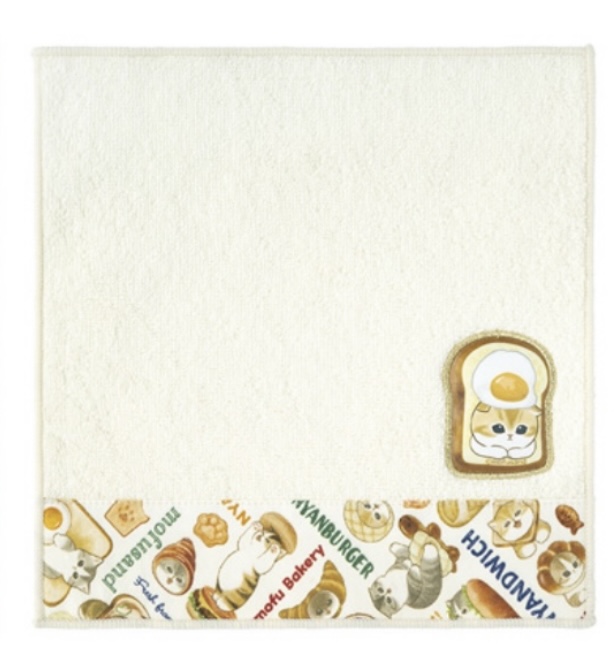 Mofusand 鯊魚貓 方巾｜預訂