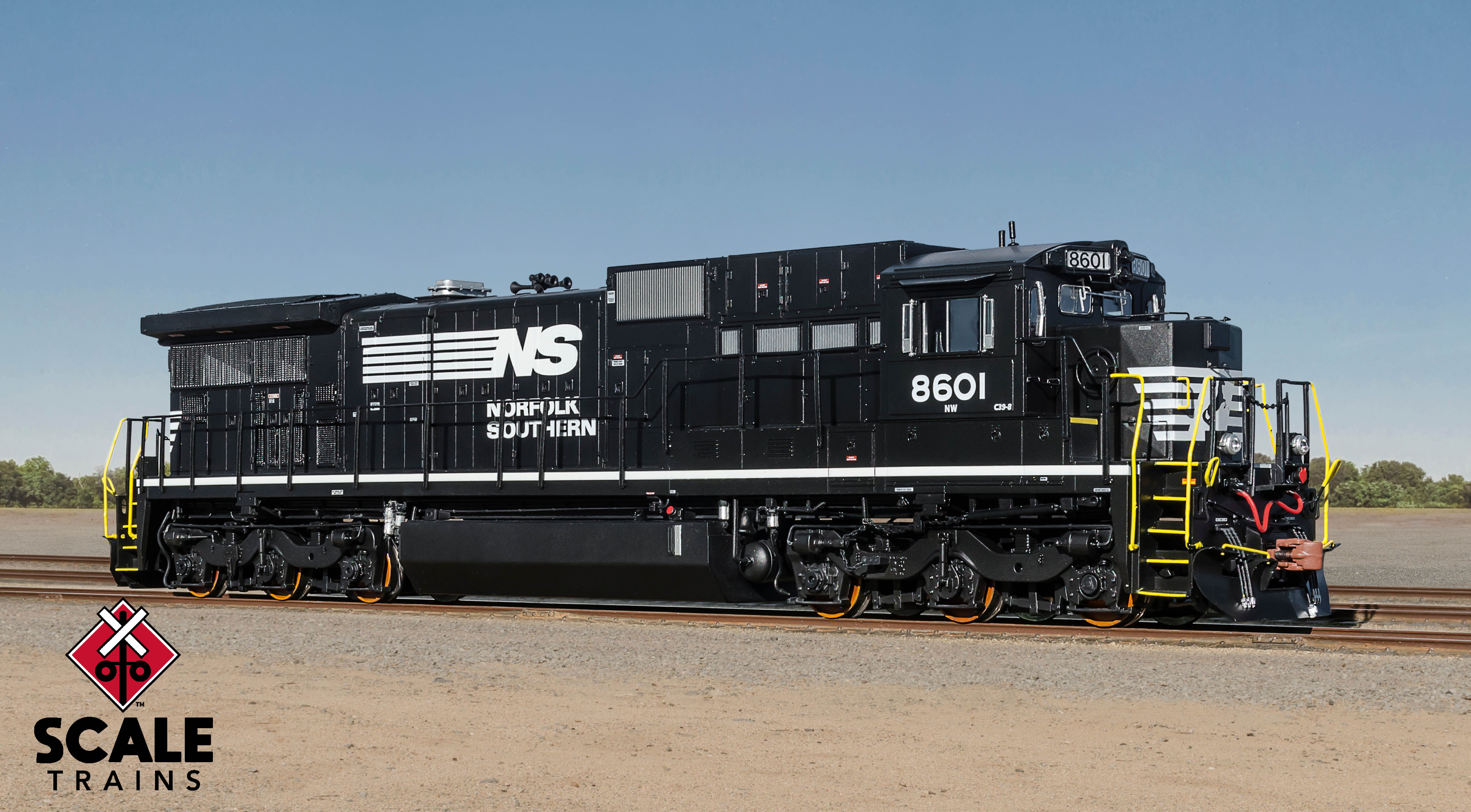 Scaletrains HO GE C39-8 Phase II, Norfolk Southern/Ditch Lights & DCC Sound