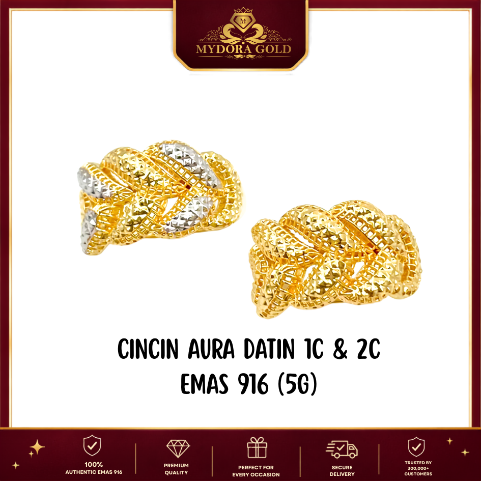 MYDORA Cincin Aura Datin (5G) l EMAS 916/22K