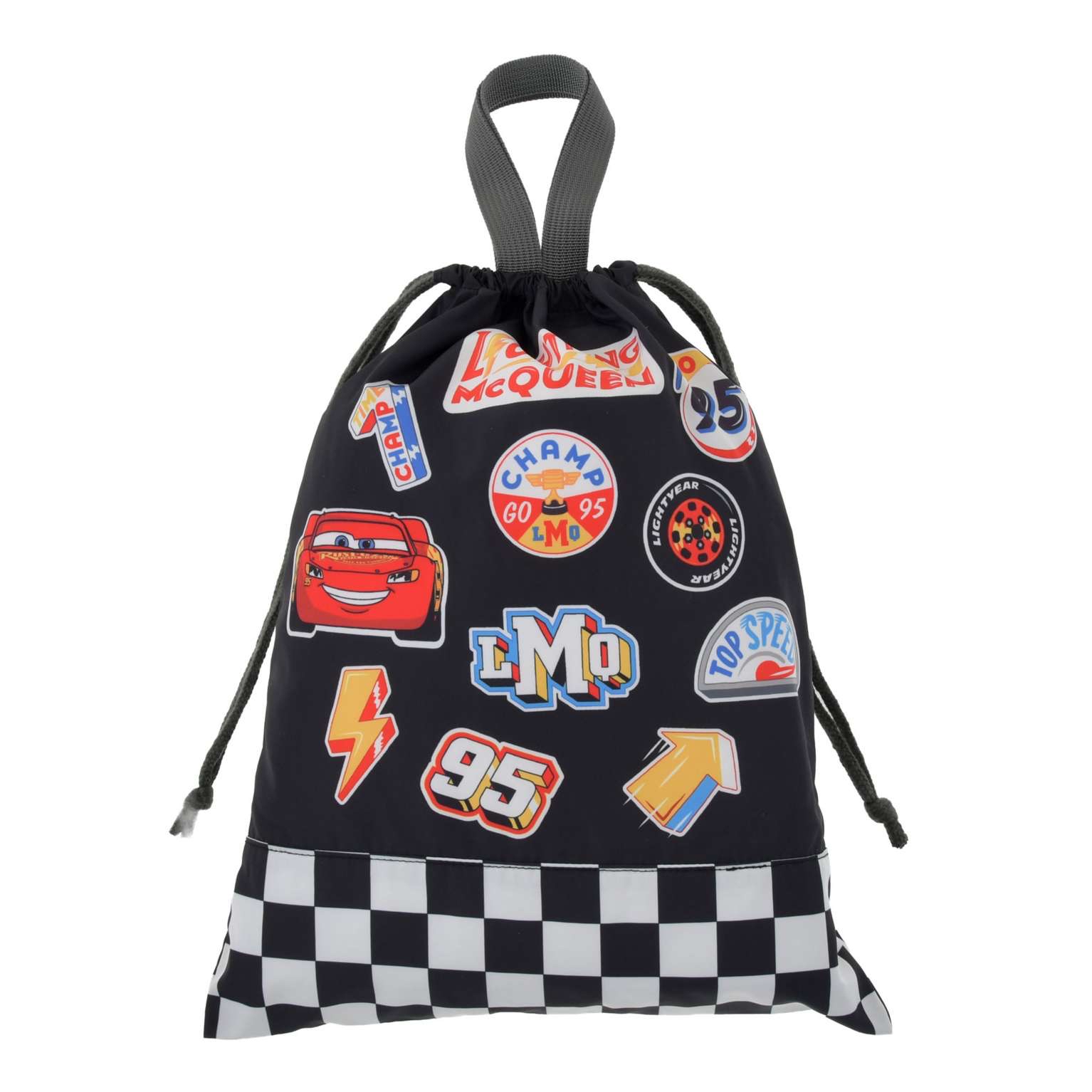 🎀【預訂】 Disney Back to School Lightning McQueen 抽繩袋 L