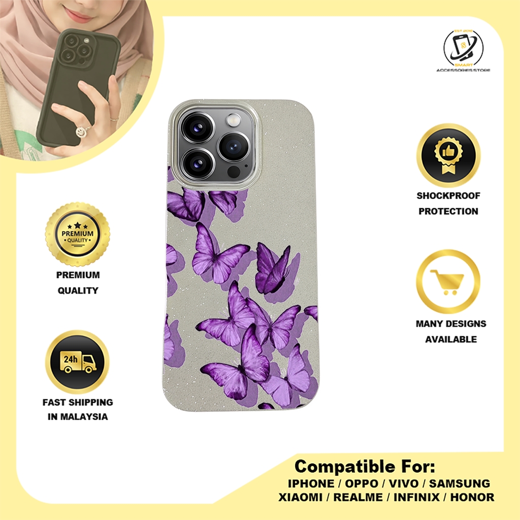 BLING CASE PHONE FOR IPHONE - DESIGN BUTTERFLY A