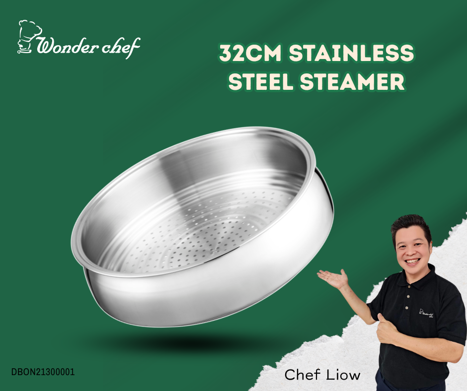 Stainless Steel Steamer 32cm