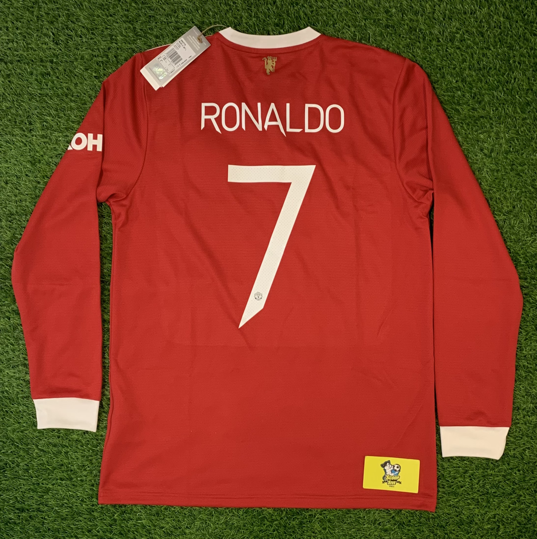 2021-22 曼聯 主場 球迷版 長袖 連7 Ronaldo