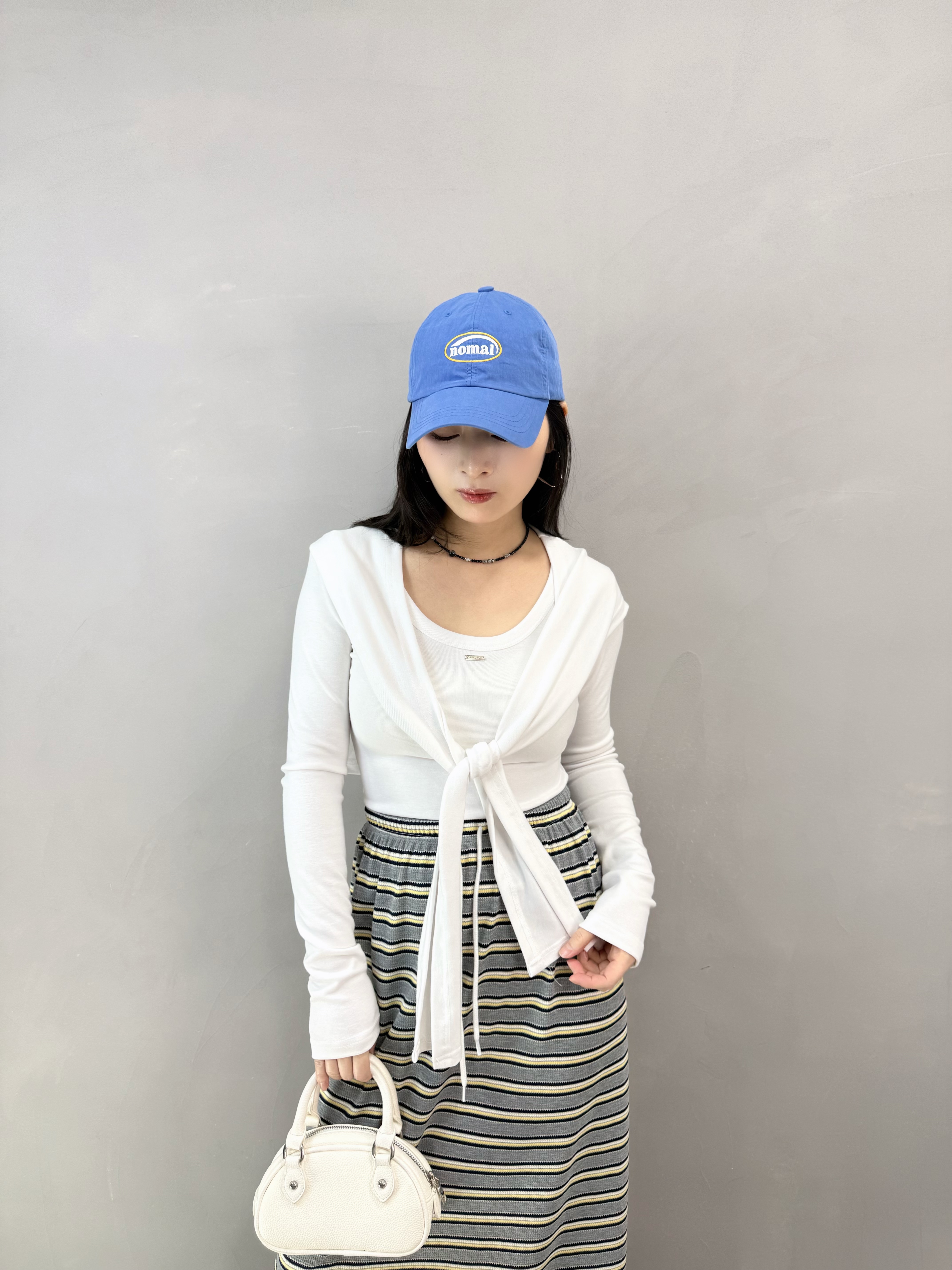 J67 車章U領Tee+披肩Set