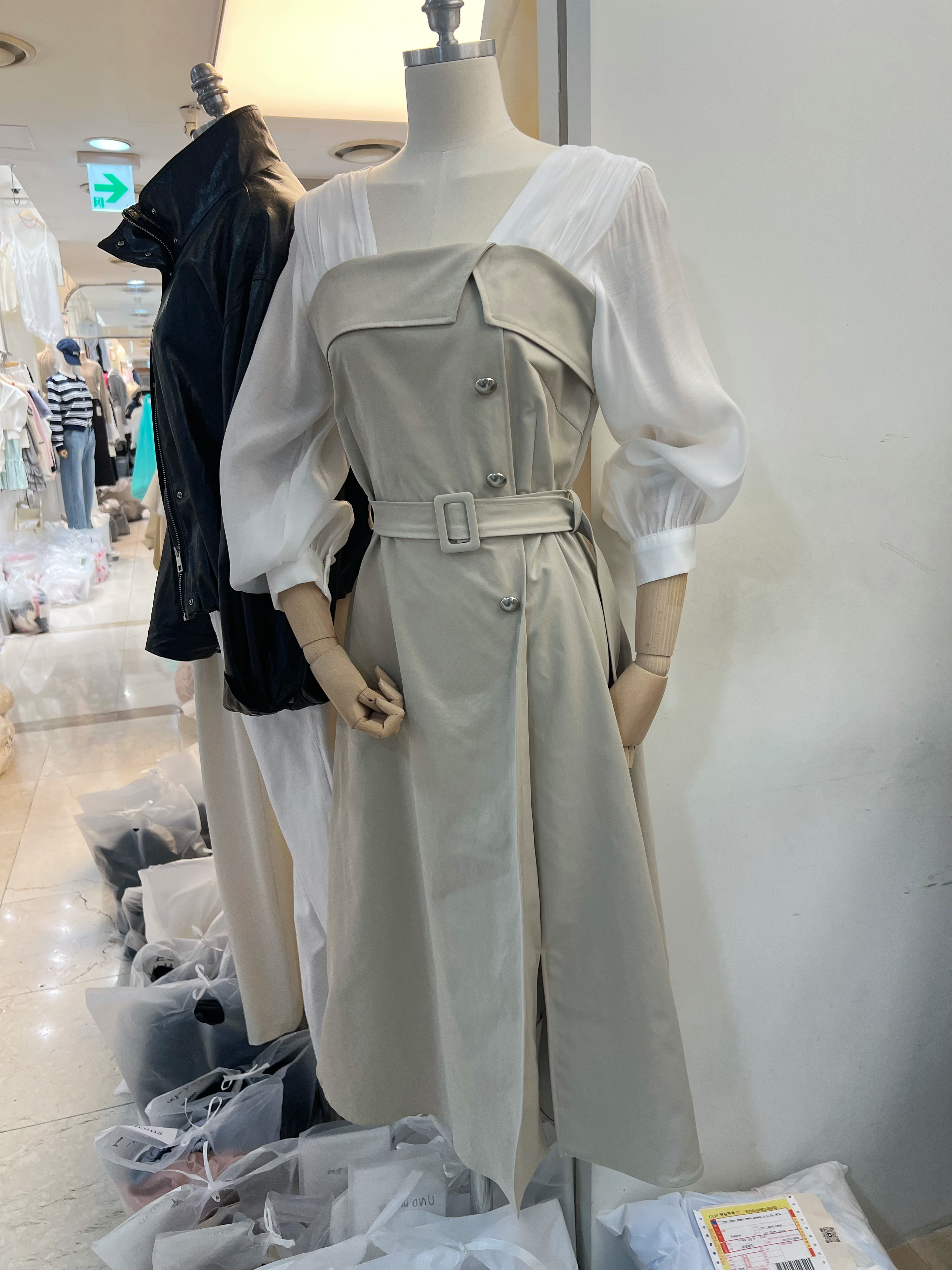 氣質up up ! 拼接連身裙