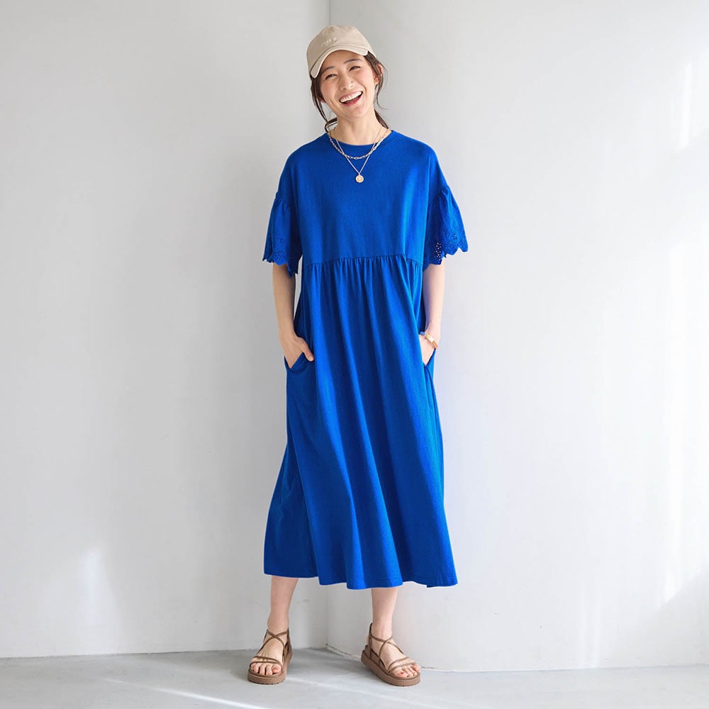 🆕【⭐訂購⭐】🌀 🇯🇵 日本直送 ❣️#親子裝❣️GITA 簡約 蕾絲袖 連身裙［2款選］ 🌀 [ELDA-0055][260506]