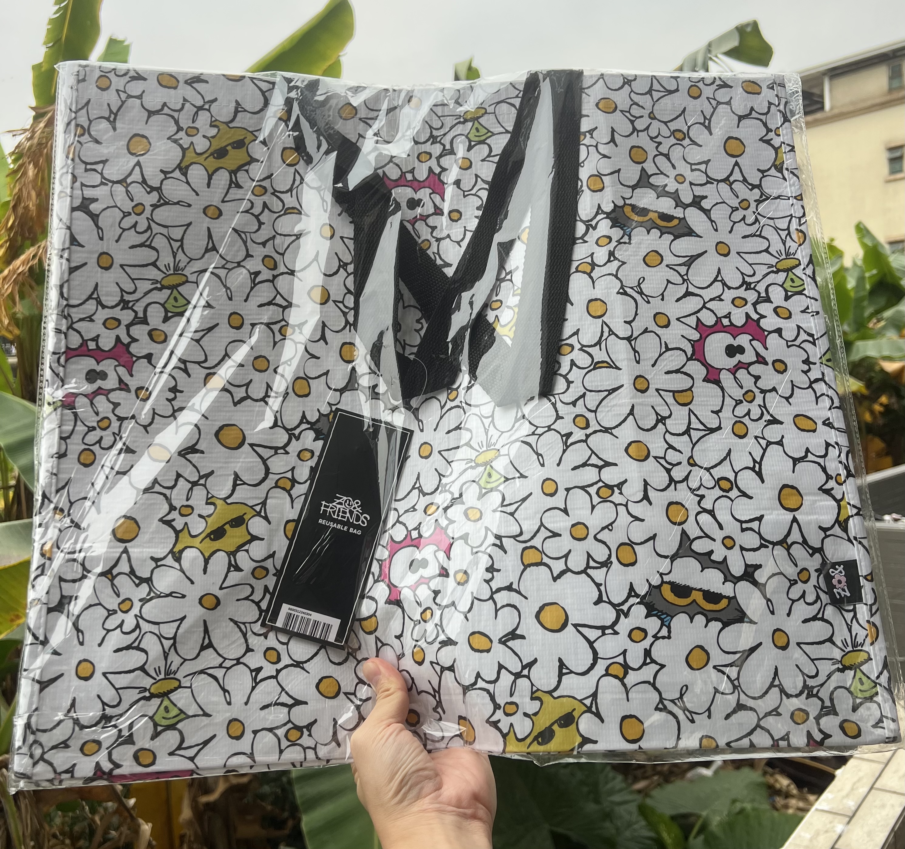 💟現貨💟🌸🇰🇷新品 權志龍GD 聯名ZO&FRIENDS ZOA周邊-REUSABLE BAG 環保袋