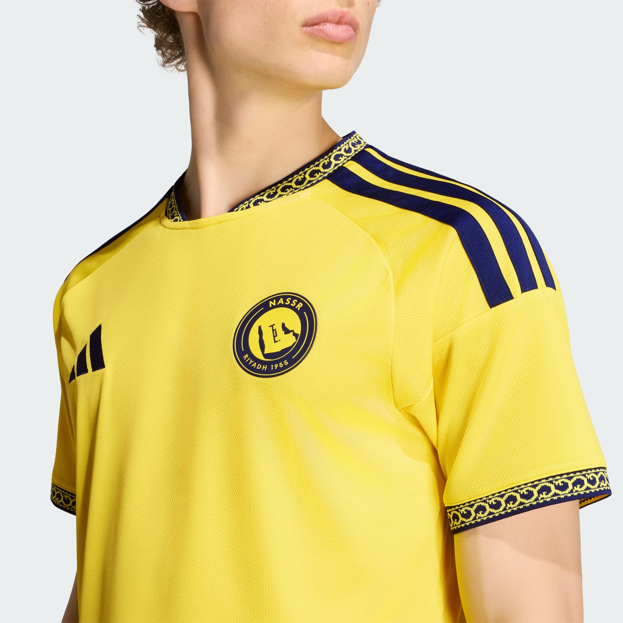 📧郵票意象圖紋 Adidas Al-Nassr 艾納斯 2026-27 主場球迷版球衣連RONALDO印字 KB2014