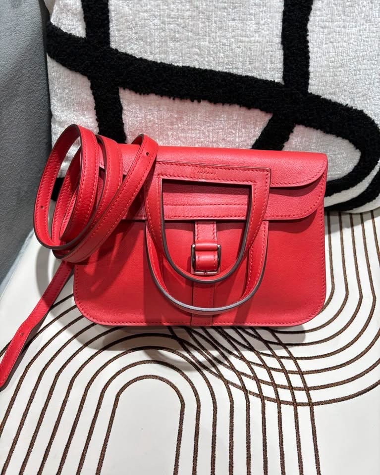 Hermes mini halzan ,STAMP A  100%Authentic, 98% new ✅dust bag 
