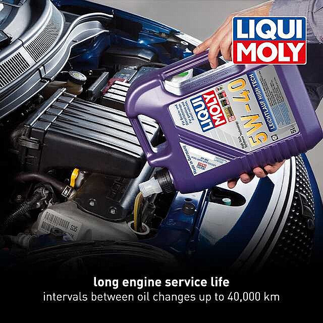 LIQUI MOLY Leichtlauf High Tech 5W-40 (5L) 機油/潤滑油/偈油【原裝行貨】