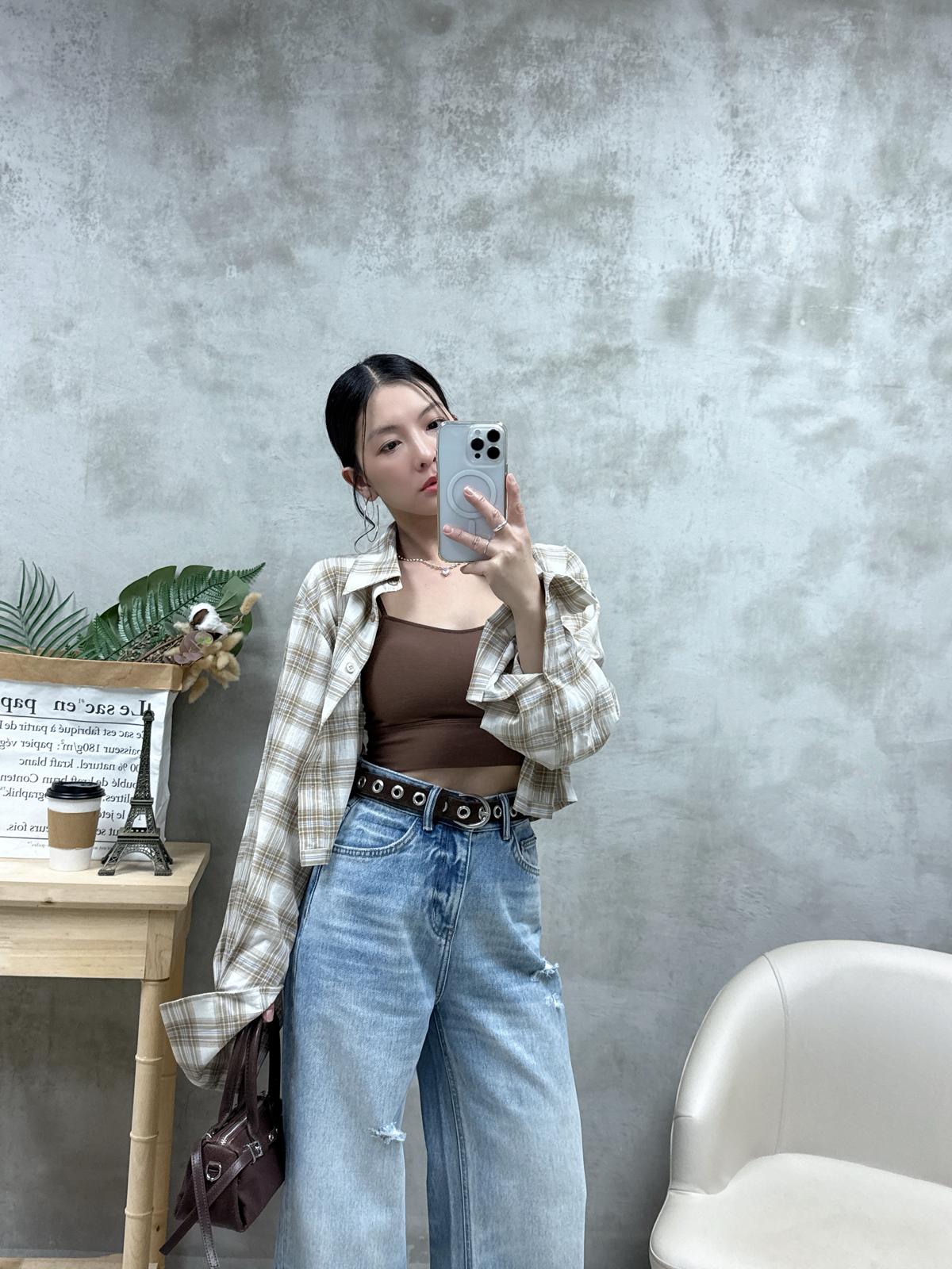 D16 打褶腰恤衫外套