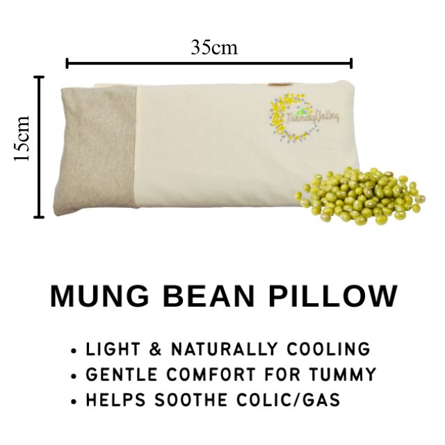 Trendyvalley Organic Baby Buckwheat Pillow & Mung Bean Pillow
