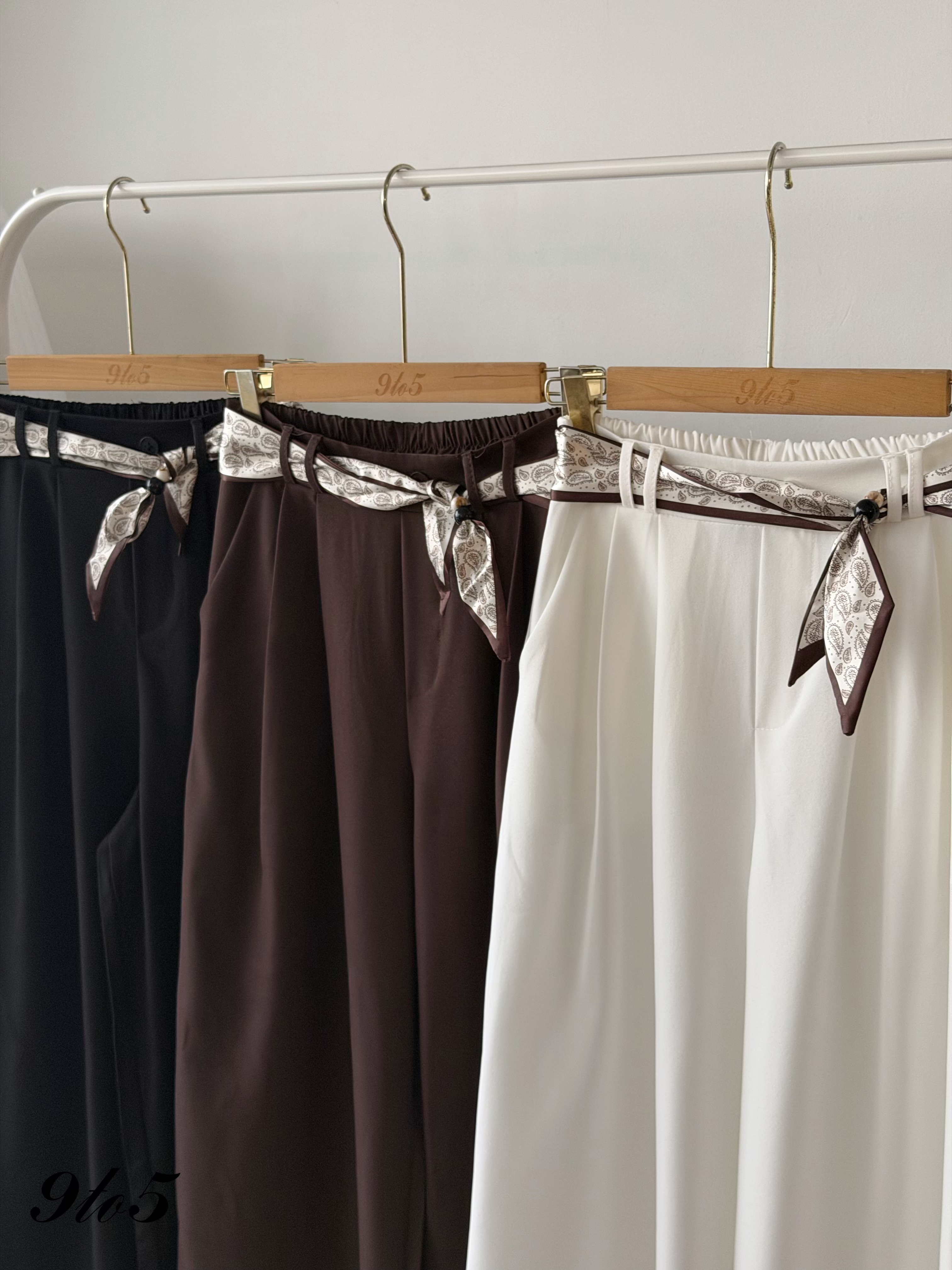 S2025 Wide Leg Long Pants - 3 Colors