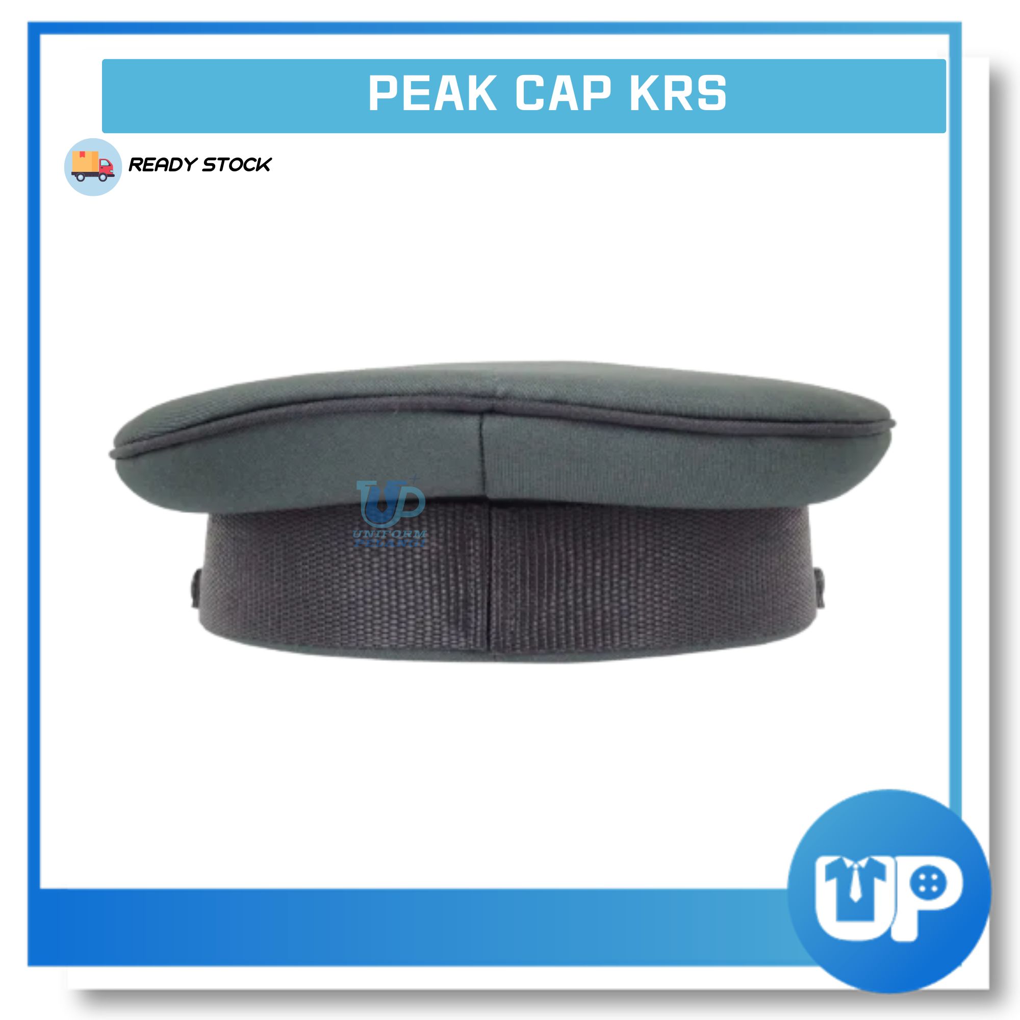Topi Pegawai Kadet Remaja Sekolah (KRS/TKRS) peak cap officer with wire cap badge