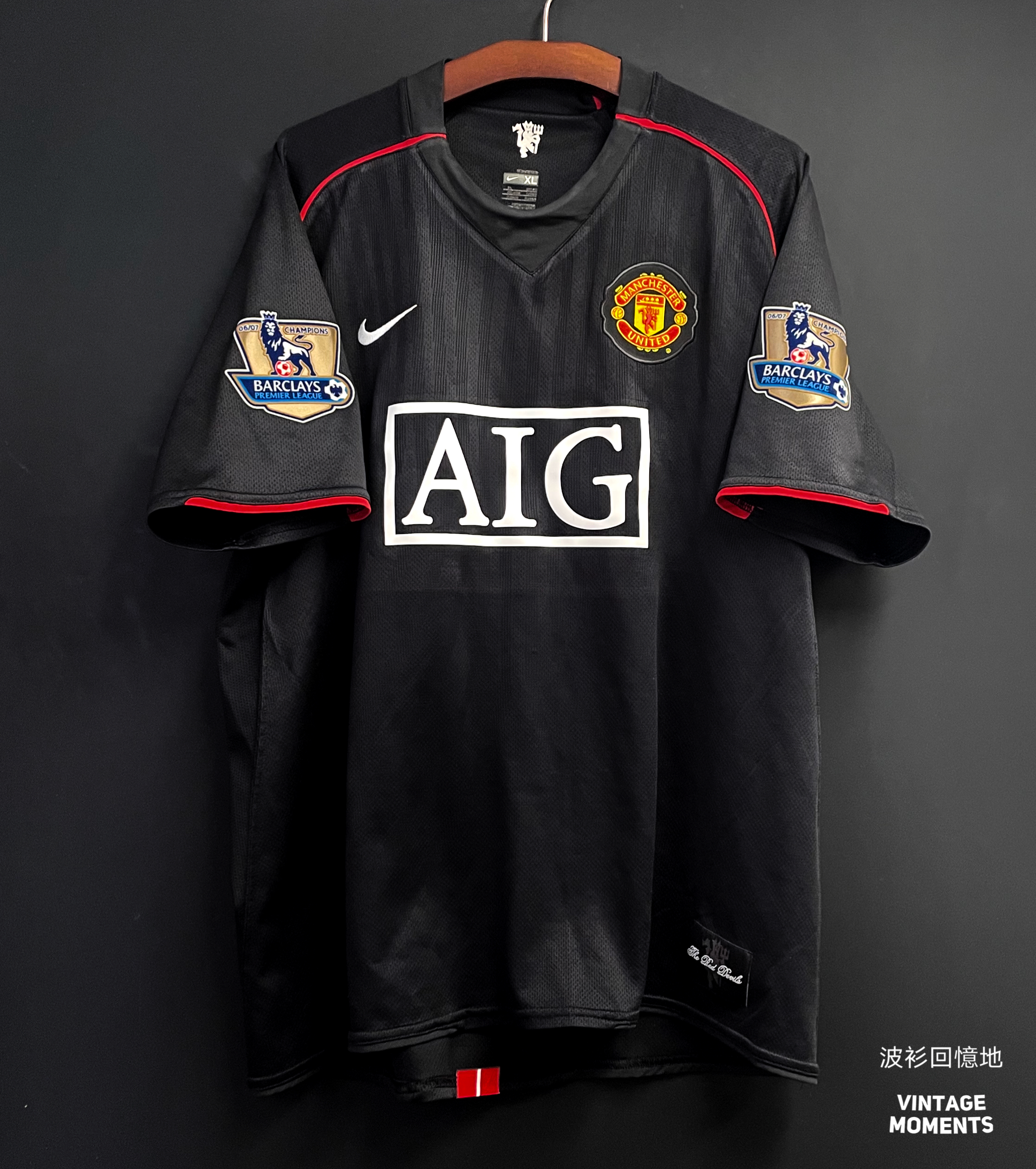 曼聯07/08客場 C朗拿度 MANCHESTER UNITED 2007-2008 AWAY SHIRT RONALDO