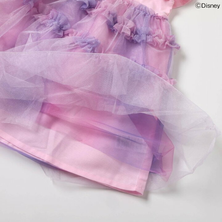 🇯🇵預訂 日本直送🇯🇵Apres les cours x 愛麗絲系列生蠔bb印花珍珠漸層薄紗短袖連身裙