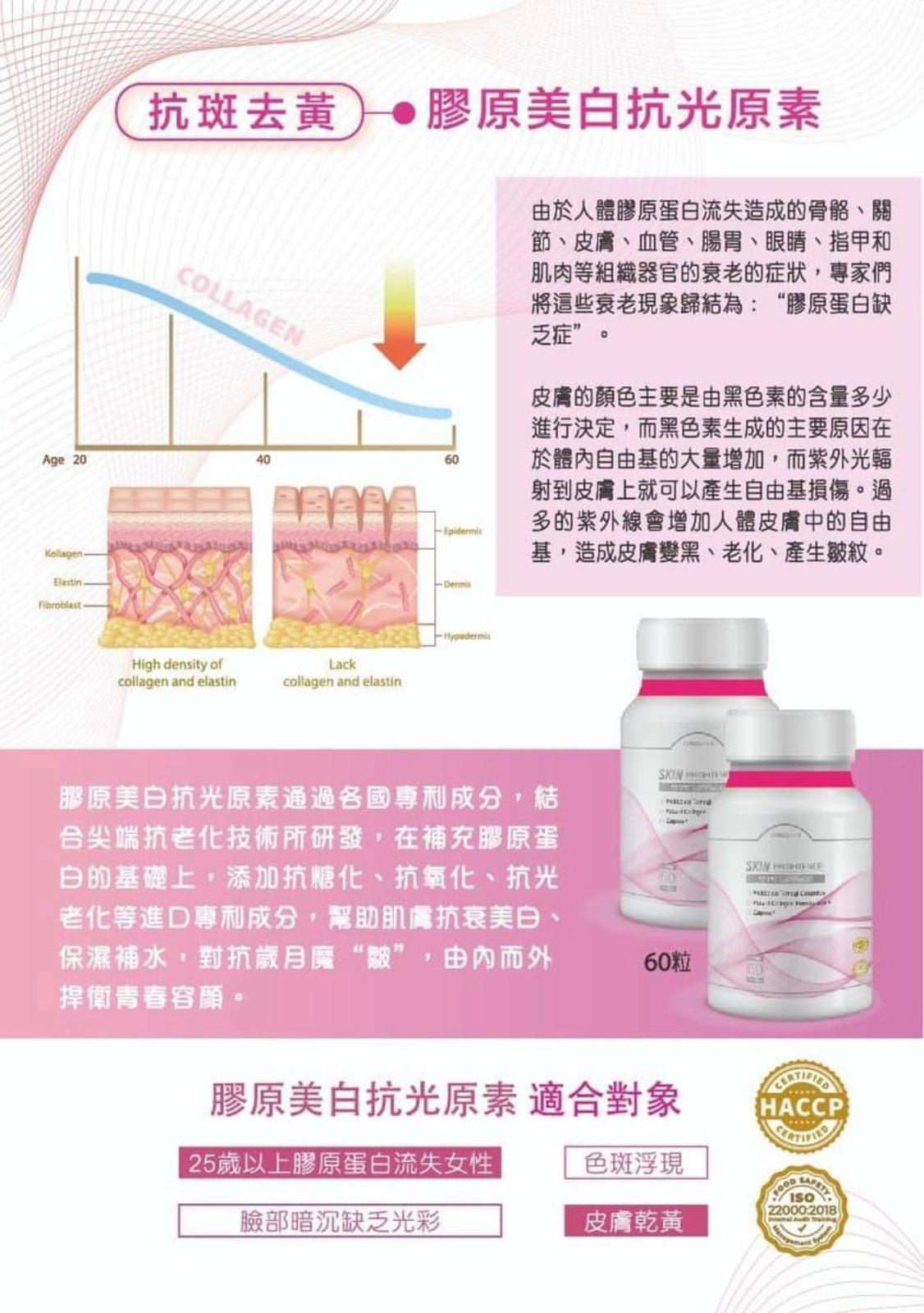 ORIGIN-1 膠原美白抗光原素美白丸60粒