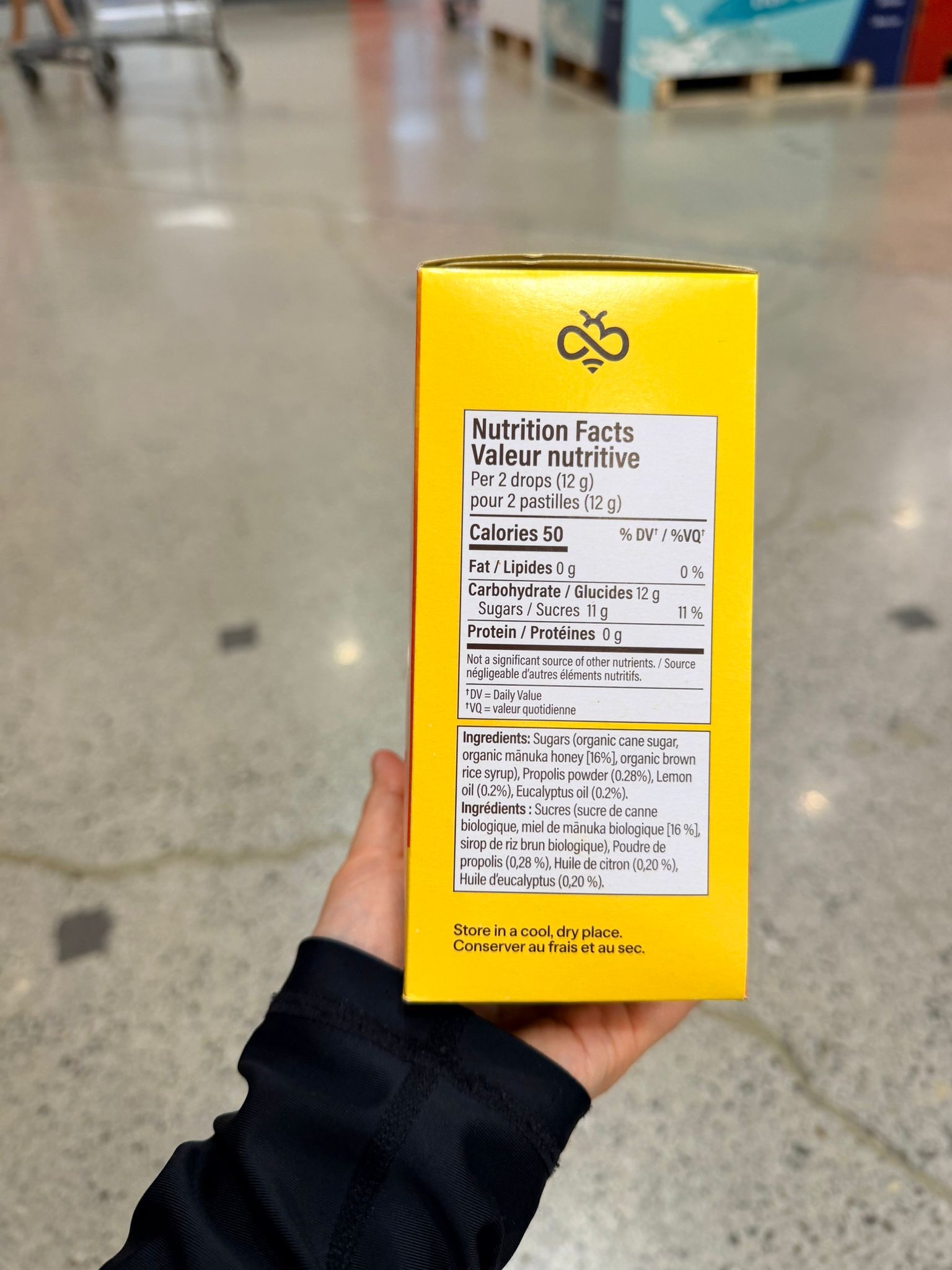 加拿大直送  Wedderspoon 有機麥蘆卡蜜糖檸檬味喉糖 (60粒）