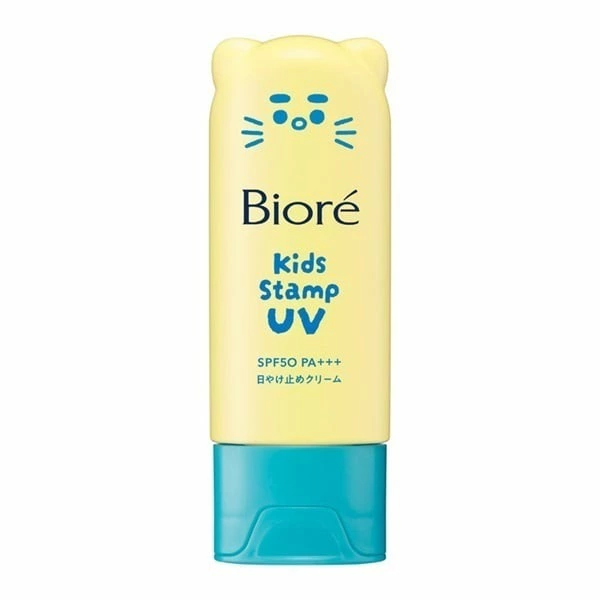 日本製 Biore Kids Stamp UV 貓掌防曬乳 70g | 兒童防曬神器 SPF50 PA+++