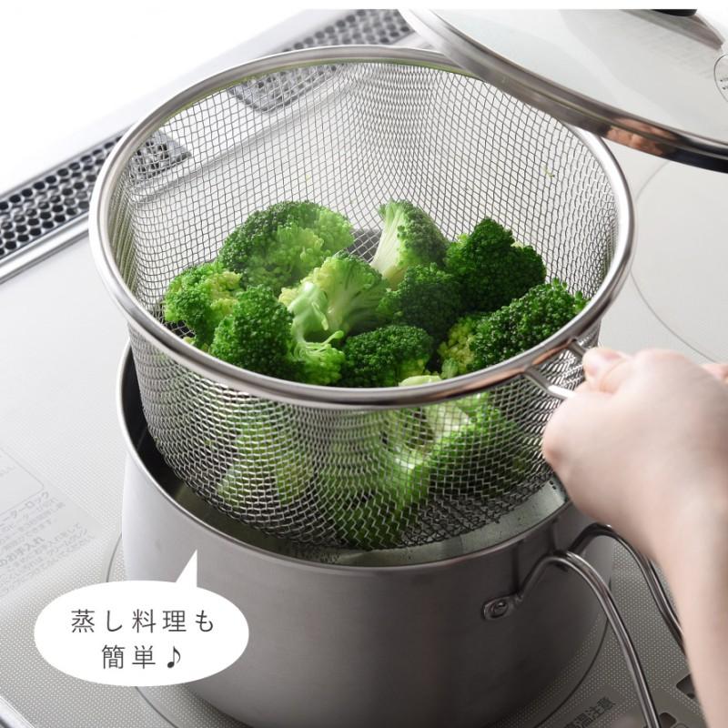 🔥🔥【日本直送《ARNEST》不鏽鋼多功能料理鍋】一鍋九用 | 18cm