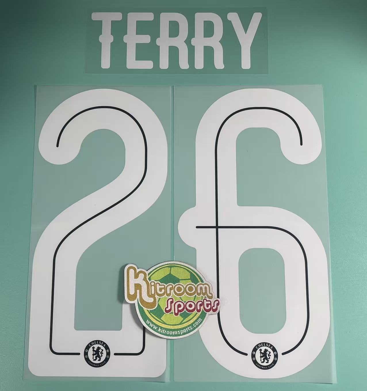 2016-17 Chelsea Away UCL Nameset #26 TERRY