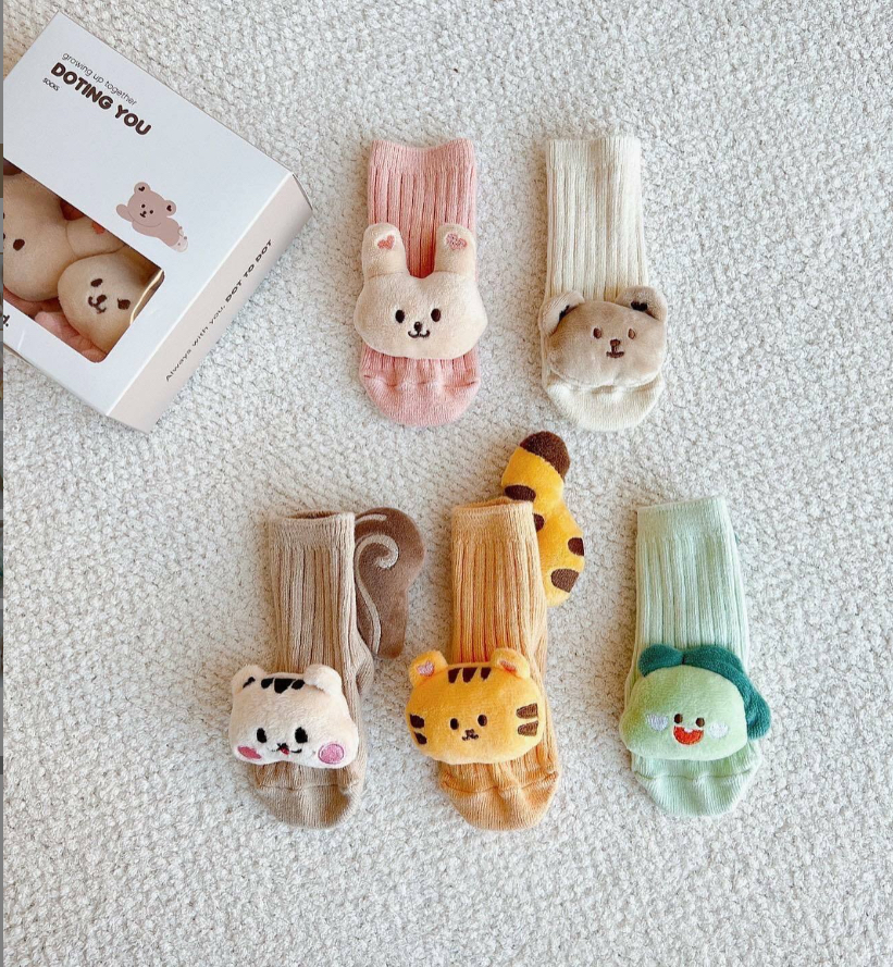 Dottodot 棉質公仔頭襪