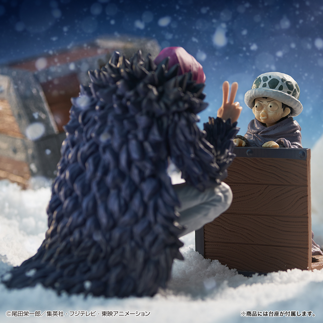 日版 海賊王 一番賞 尾賞 Revible Moment 柯拉松 & 羅 one piece Law figure 景品