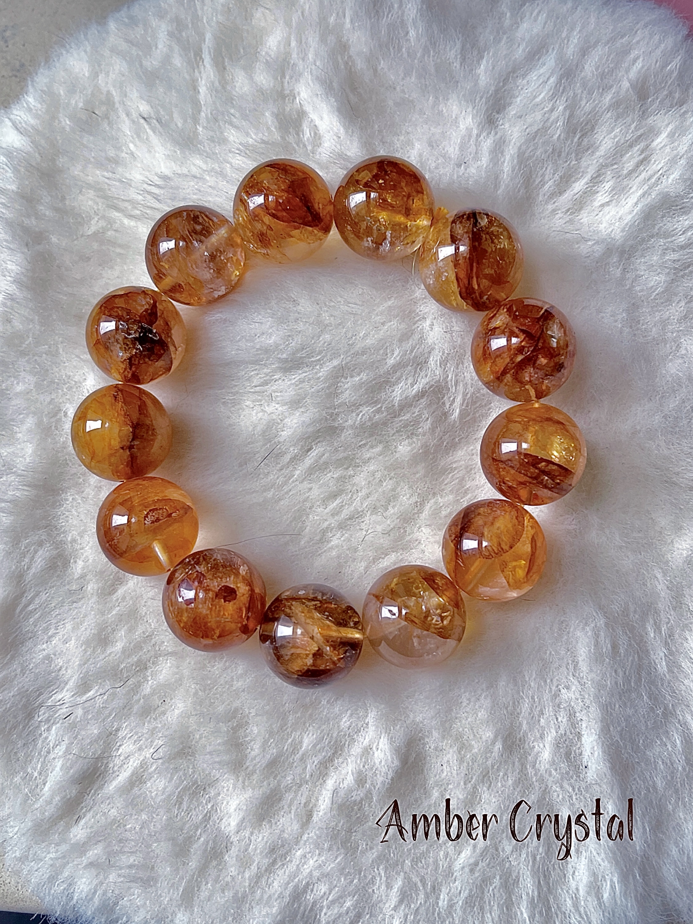 黃膠花水晶 Hematoid Quartz