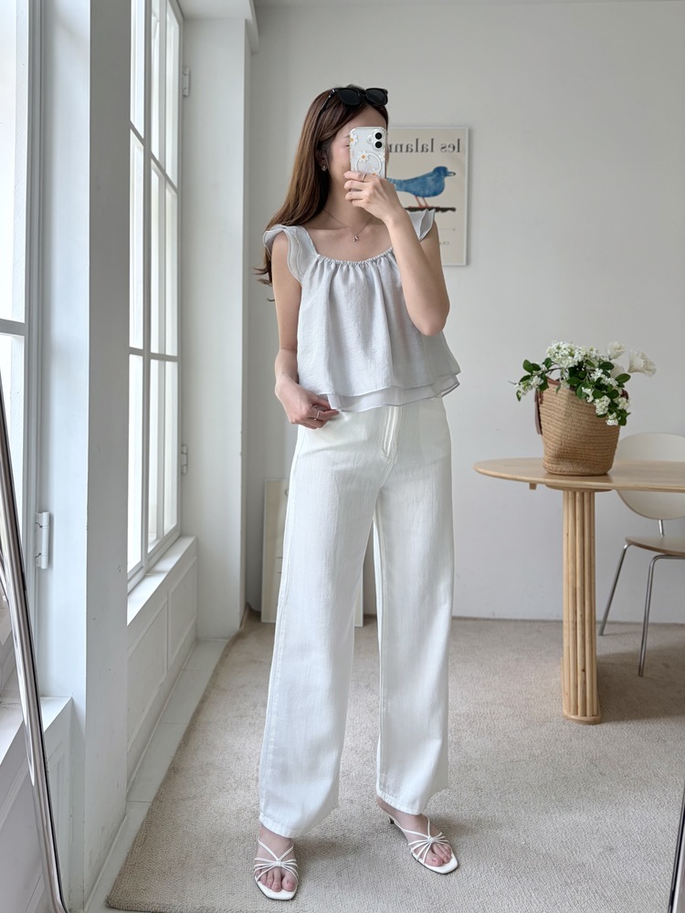 [極涼!!] Summer Lightweight White Jeans