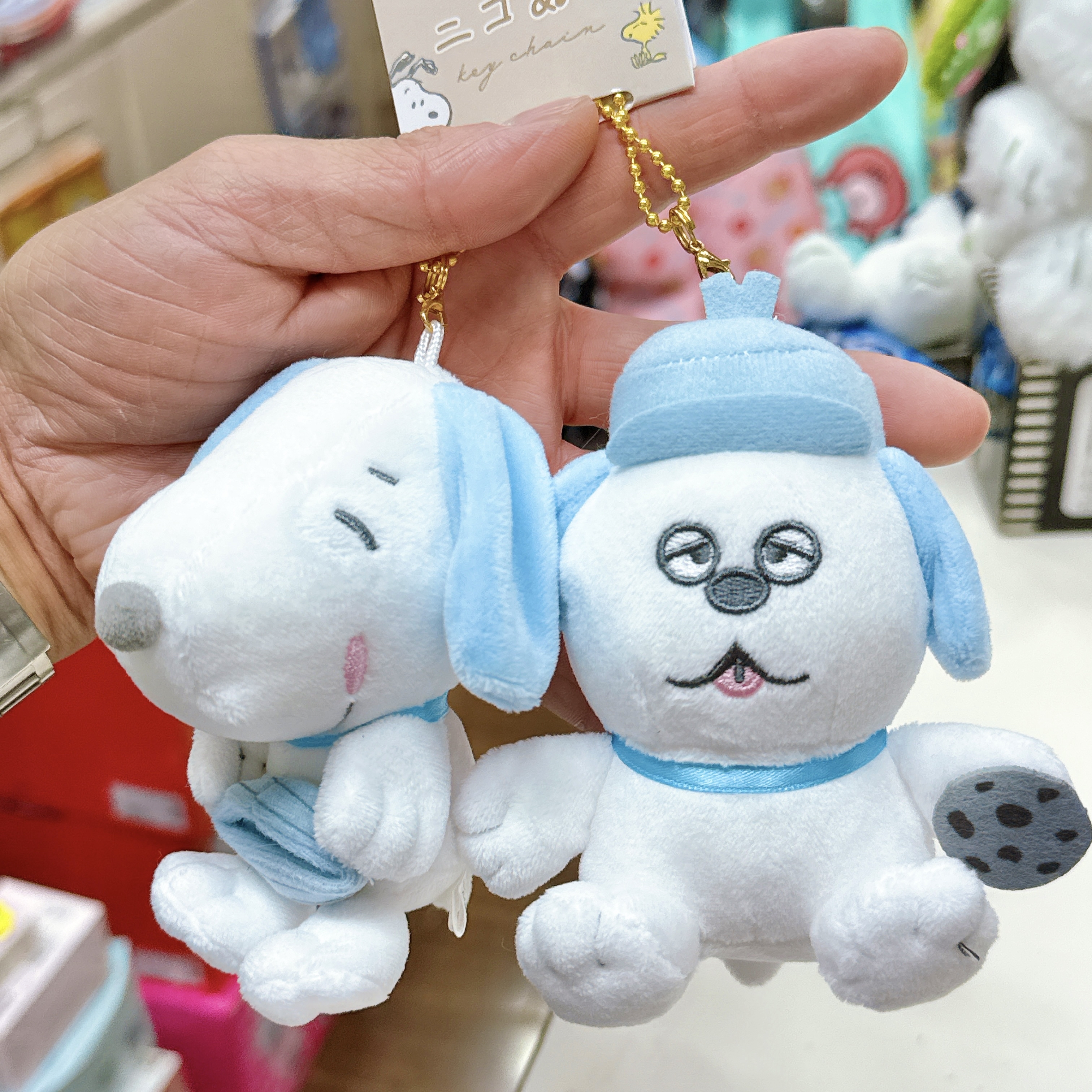 日本版Snoopy Olaf 面貼面磁石公仔掛飾