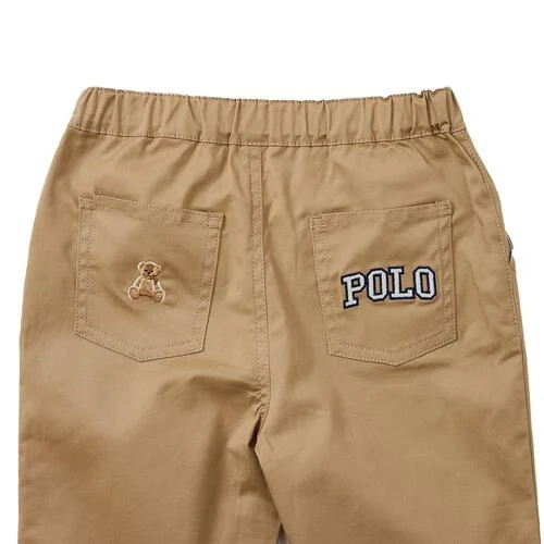 🇯🇵預訂 日本直送🇯🇵Polo Baby標誌小熊刺繡斜紋布長褲
