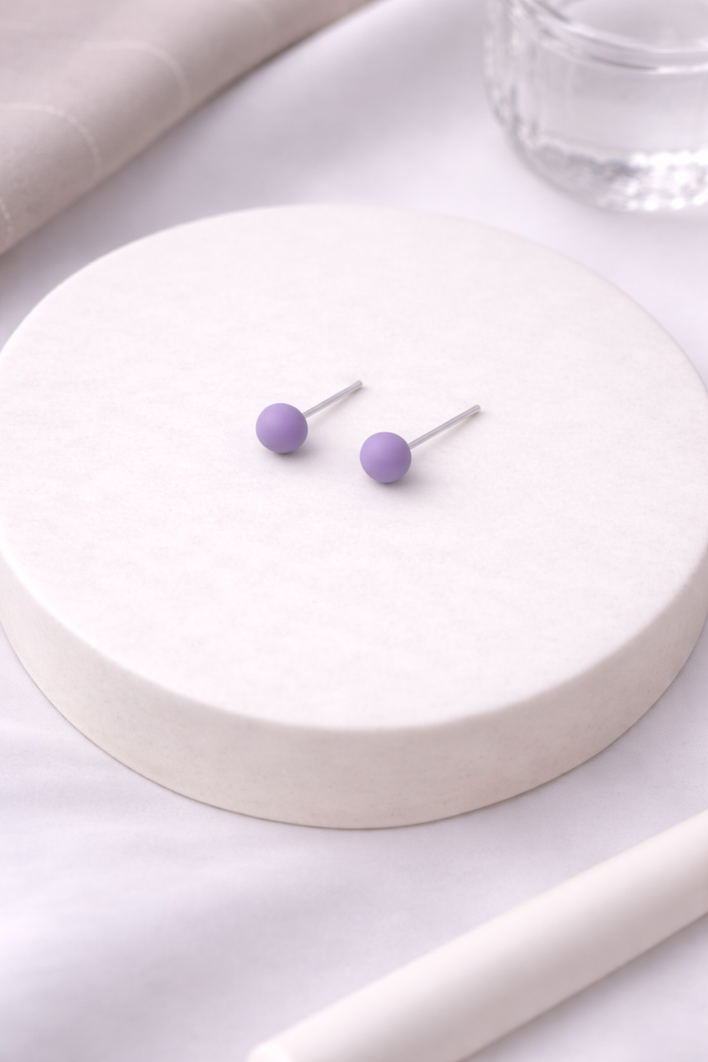 Ocr Matte Dot Stud Earrings
