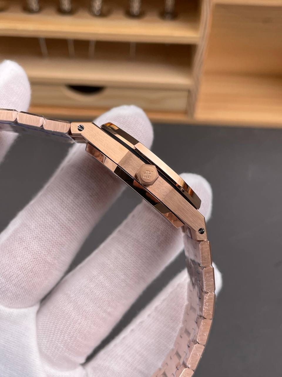 🚀皇家橡树 77351钻圈白盘女表/34mm/9015机💯