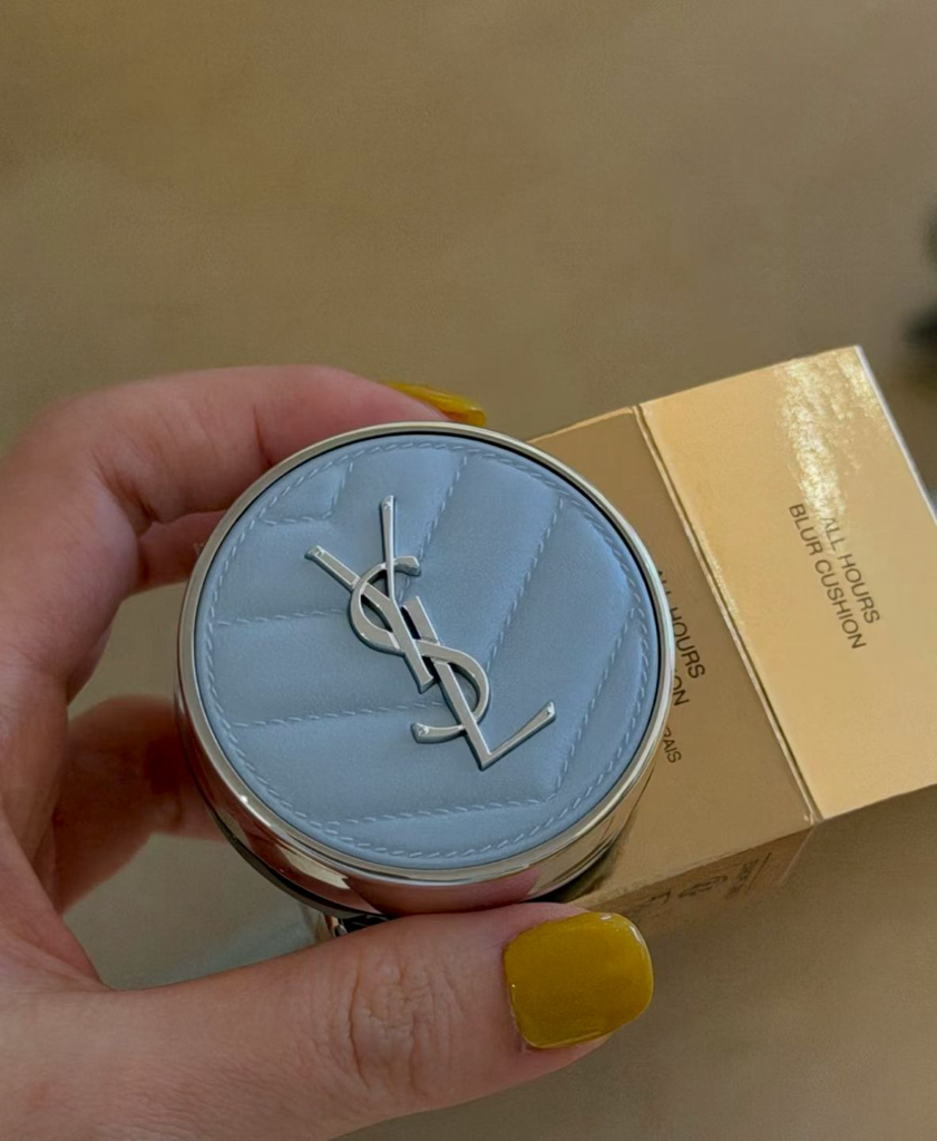 🧊2026限定新品！YSL 聖羅蘭 冰感柔霧藍氣墊 冰川藍水散粉 All Hours Blur Cushion Limited Icy Blue Edition
