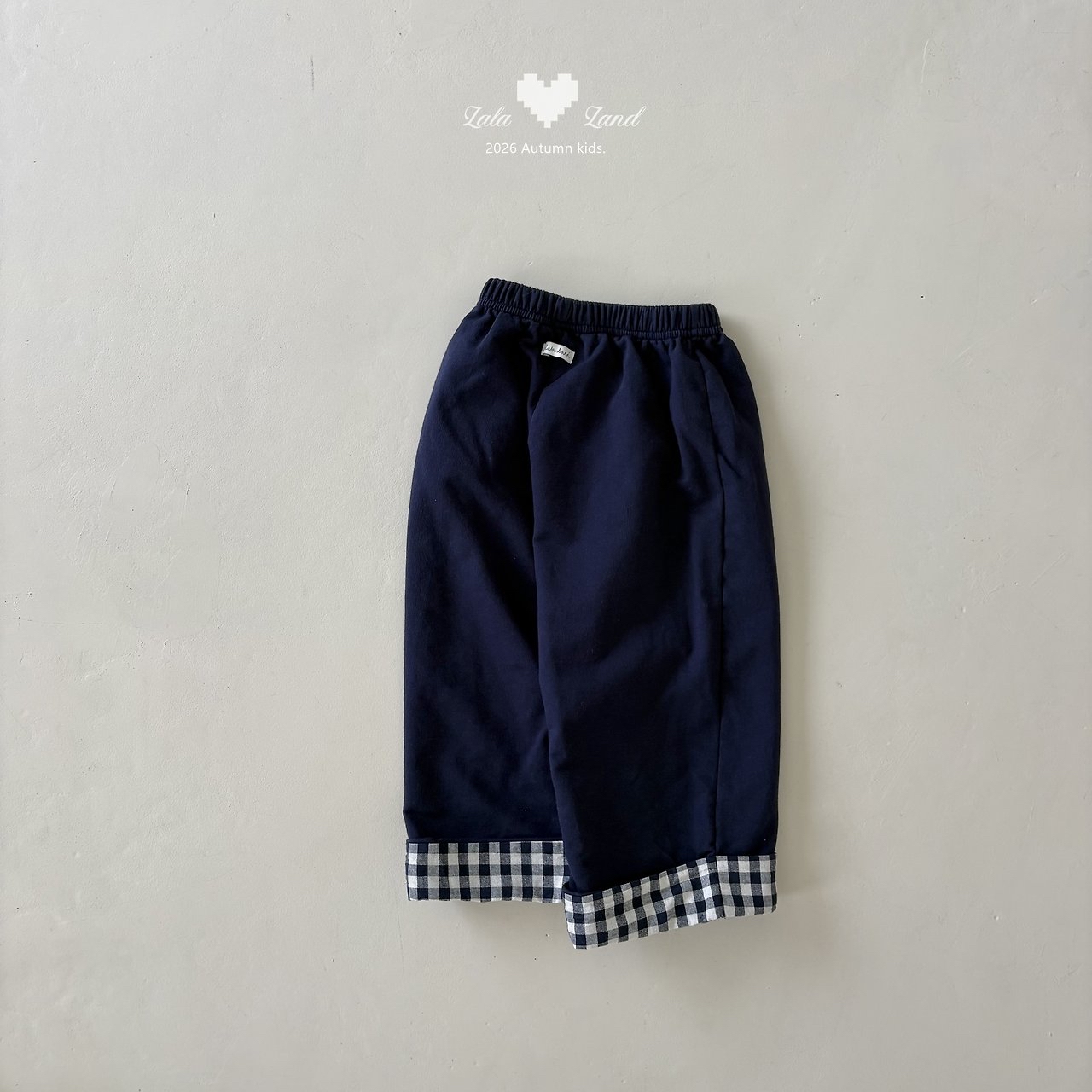 Lalaland | Plaid Contrast Pants
