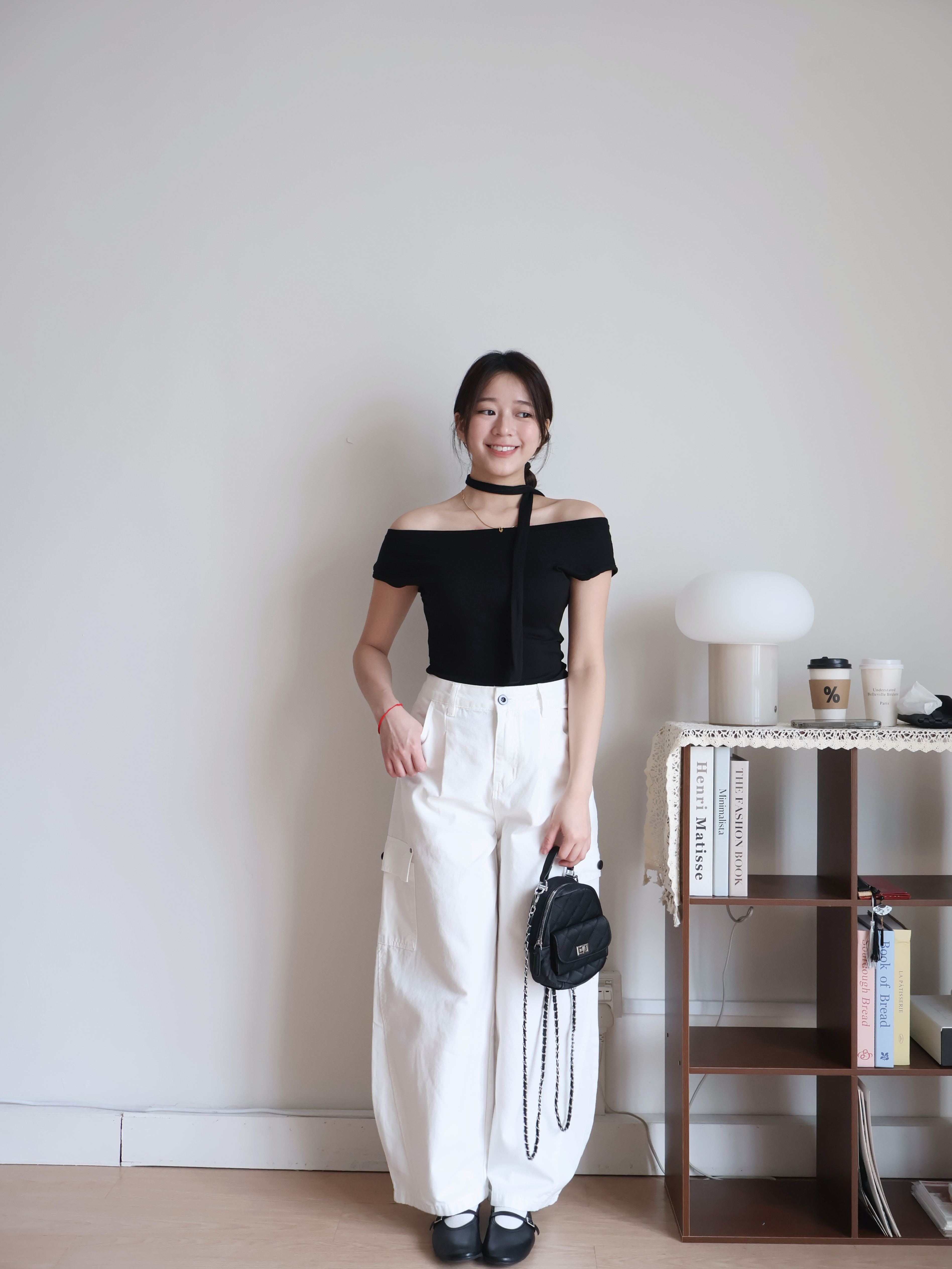 Hazel Cropped Top | Black