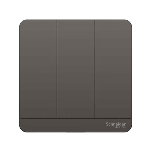 施耐德 AvatarOn 石墨灰 3位單控 帶指示燈 開關掣