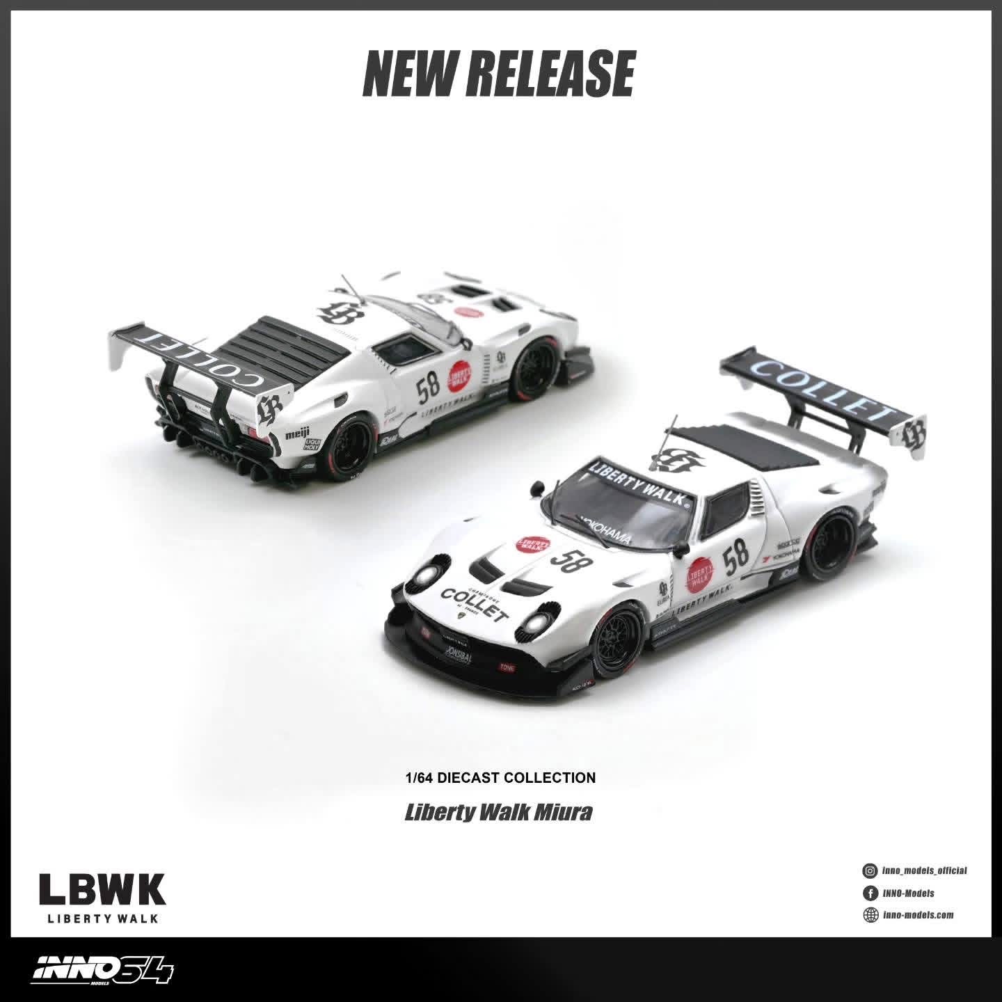 （預訂 Pre Order） INNO64 ( IN64-LBMIURA-01 ) LB-SILHOUETTE WORKS MIURA GT