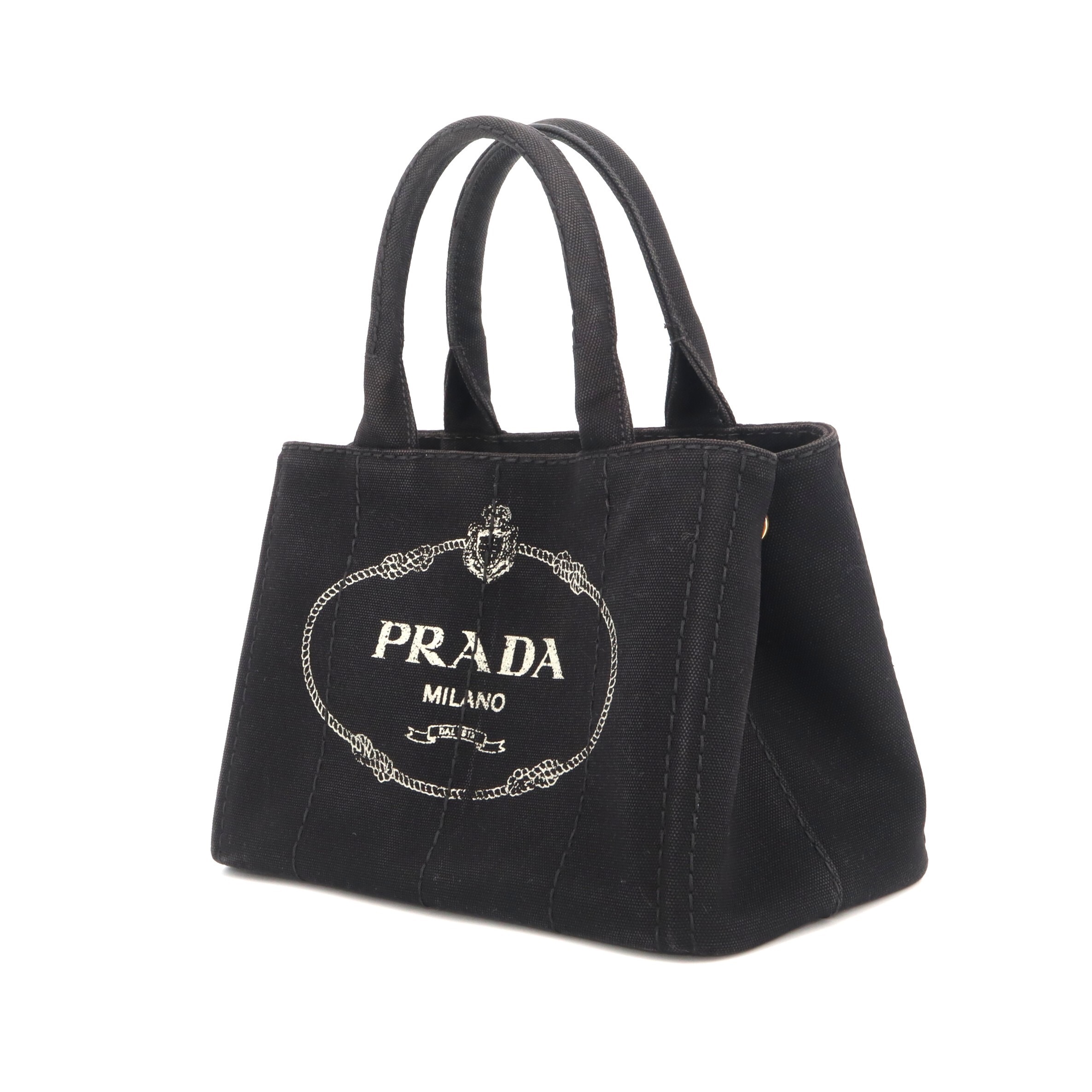 Prada Canapa Canvas Tote Bag