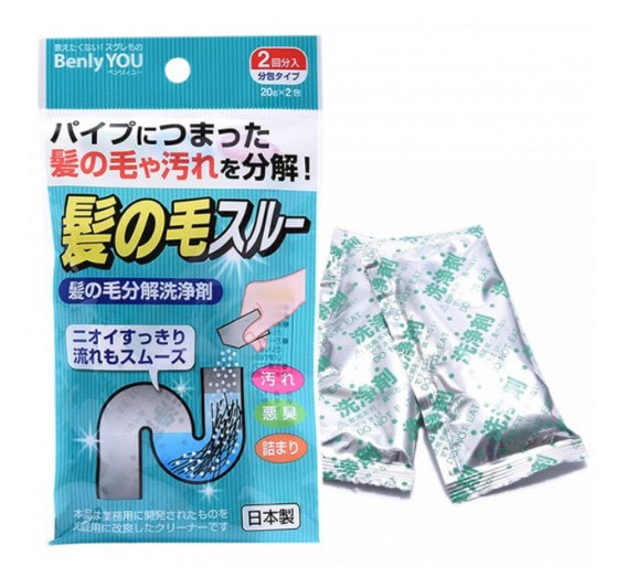 現貨剛剛拆櫃  【日本製Benly YOU排水管毛髮分解清潔劑】 