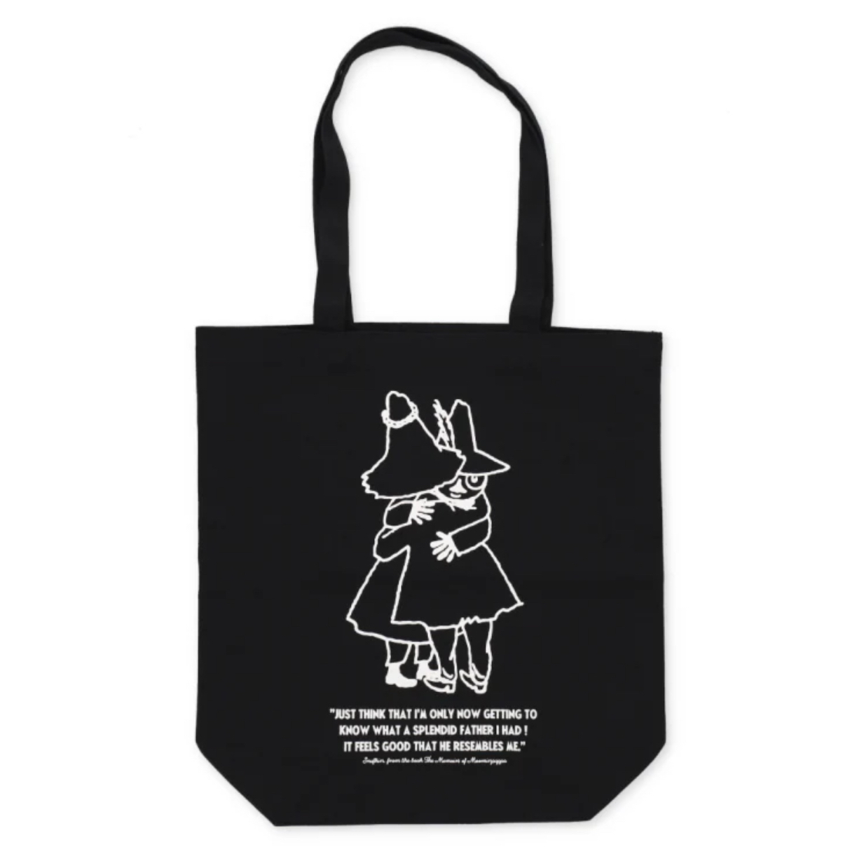 ✈️日本直送🇯🇵預訂🛍日本Moomin 史力奇和喬克斯Tote Bag ( 黑色 / 白色 ）