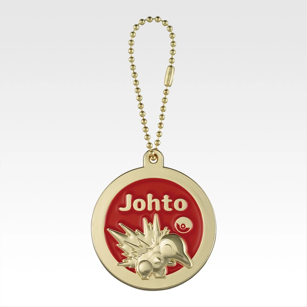 【J賞】Pokémon 30th ANNIVERSARY vol.1 一番賞金屬掛飾 - Johto Red