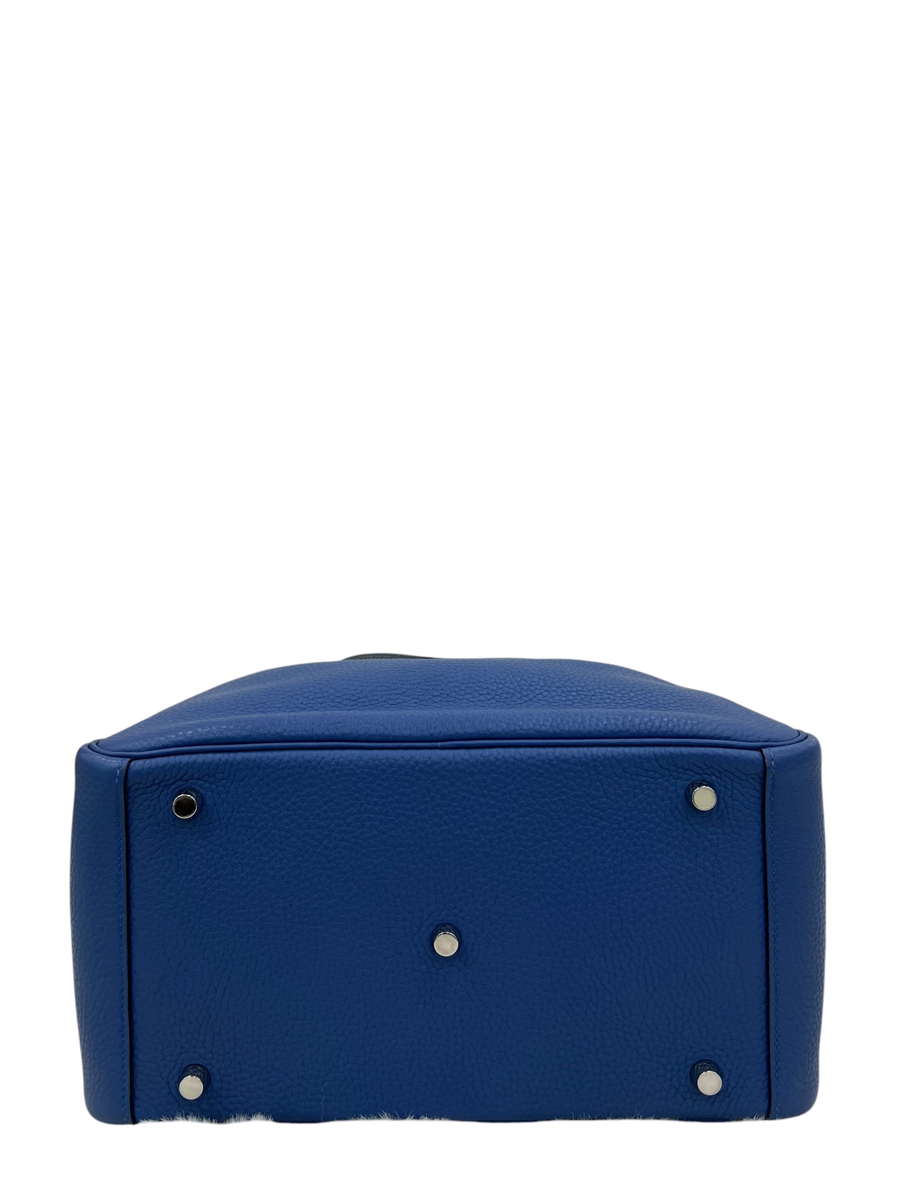 Pre-Owned HERMÉS Lindy 30 瑪瑙藍Stamp X / Product Code: 070851