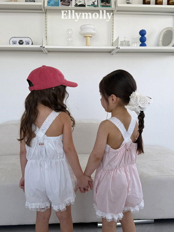 🇰🇷Ellymolly連身褲pink