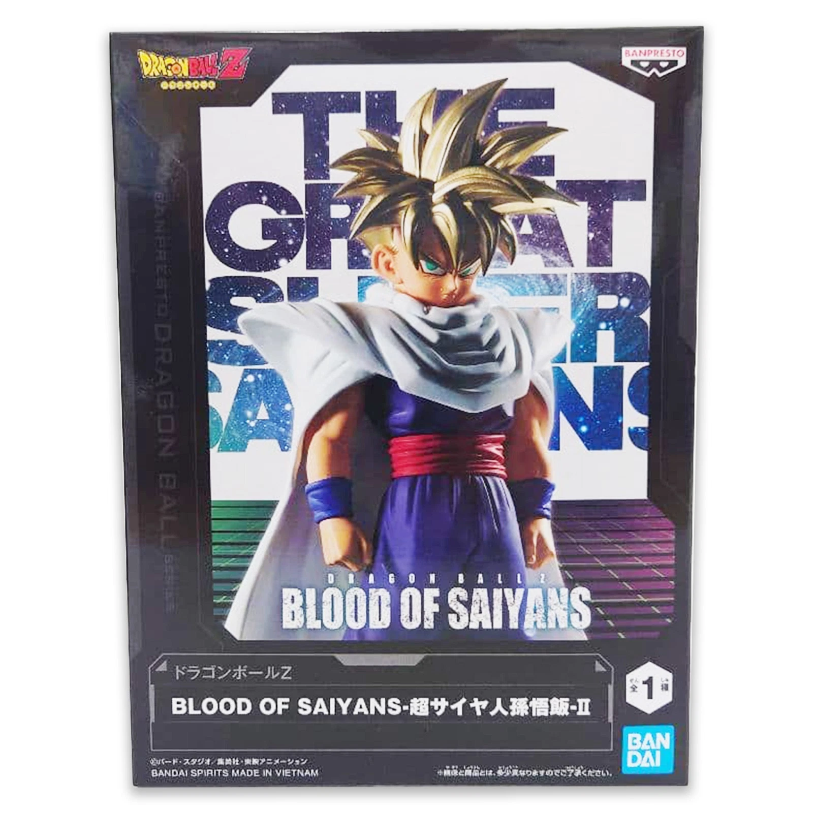 Banpresto, Blood of Saiyans Figure: Dragon Ball Z, Super Saiyan Son Gohan II 龍珠Z 超級撒亞人 孫悟飯II "